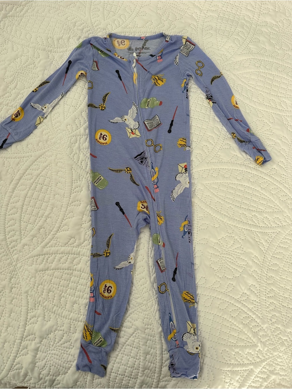 Warner Bros. Kids One-Piece Light purple Harry Potter Print Pajamas